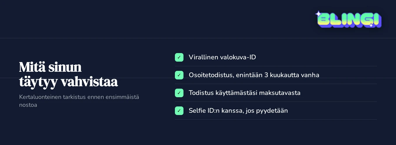 Asiakirjat tilille kokoa.