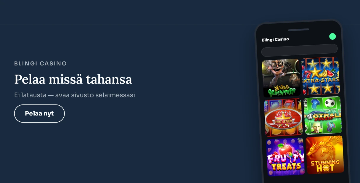 Nauti mobiilipeleistä selaimella.