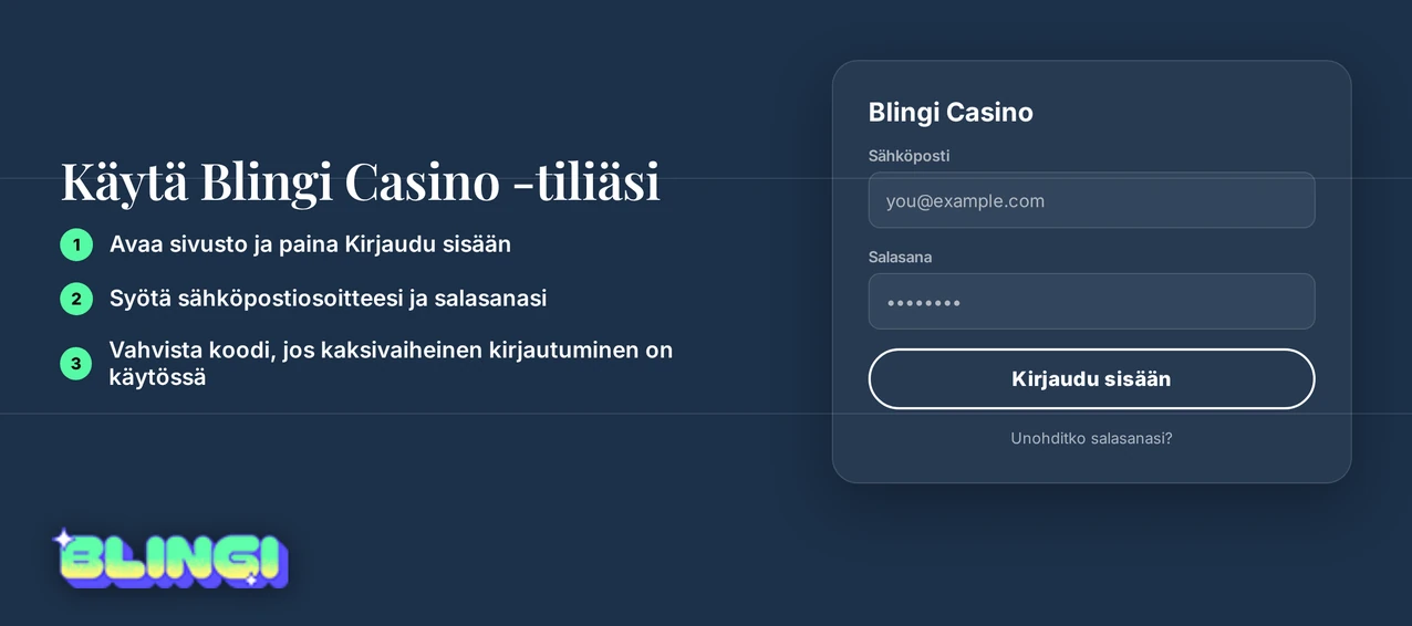 Sähköpostilla tilille sisäänkirjaudu