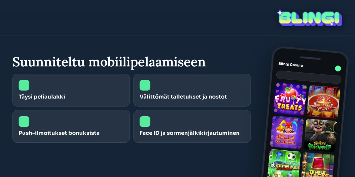 Tutki mobiiliominaisuudet sovelluksesta
